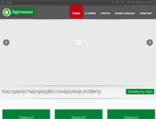 Tablet Screenshot of agromasz.pl